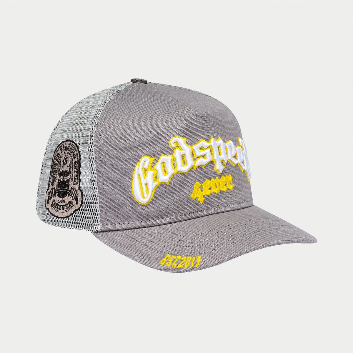 Godspeed Gs Forever Trucker Hat (Grey/Yellow)
