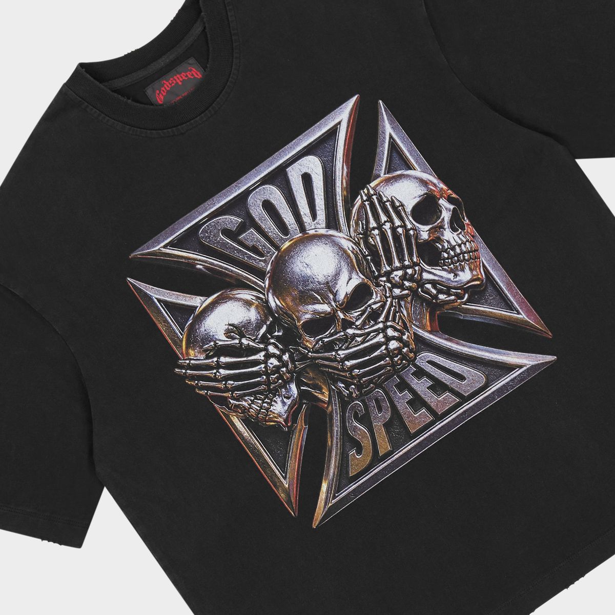 Godspeed Omerta T-Shirt (Black Wash)