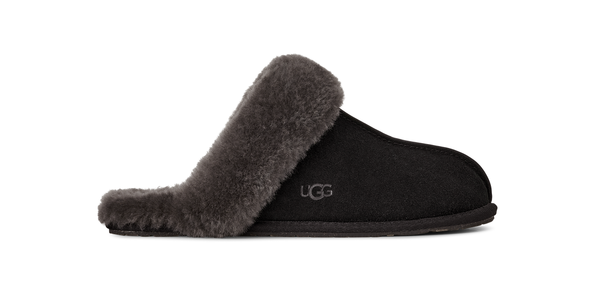 UGG W SCUFFETTE II BLACK/GREY
