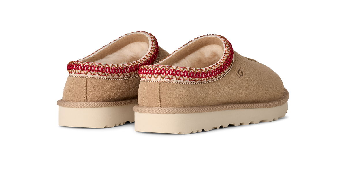 UGG W TASMAN II SAND / DARK CHERRY