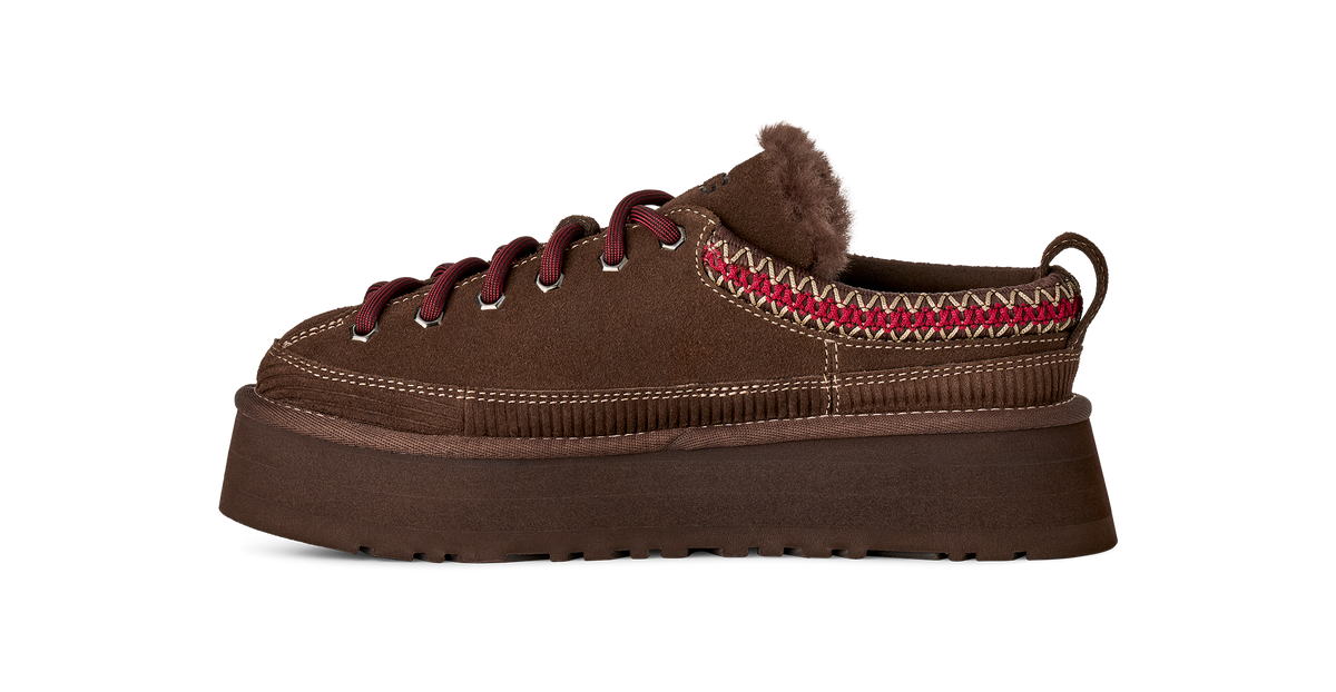 UGG W HERITAGE LACE-UP SLIPPER BURNT CEDAR