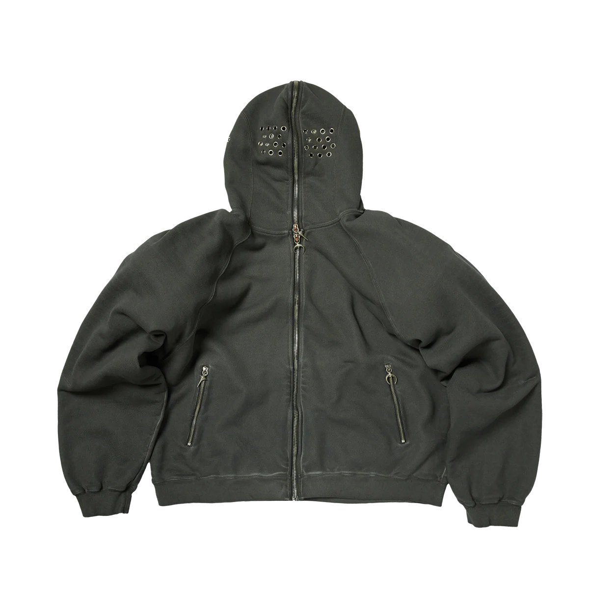 Thug Club Bulk Shoulder Gladiator Zip-Up Hoodie Charcoal – HIGHKIOSK