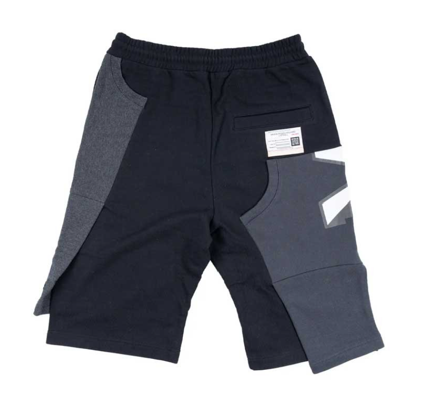 Maison Mihara Yasuhiro Side Logo-Print Shorts Black