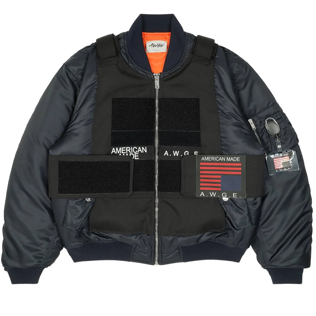 AWGE B Bomber – Kurtka Bomberka Granatowa
