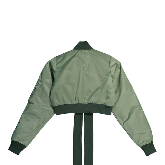 AWGE Wrap Bomber Iridescent Green – Damska Zielona Kurtka Bomberka