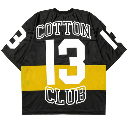 AWGE Cotton Clubbers Football Tee – Czarna Koszulka Futbolowa