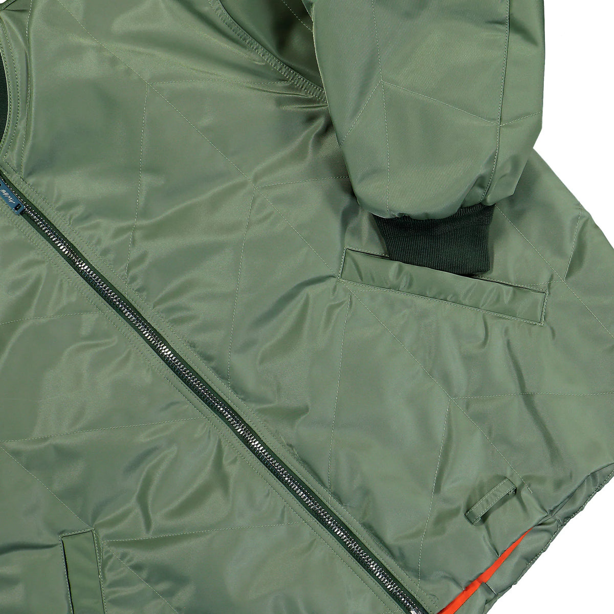 AWGE Bomber Iridescent Green – Zielona Kurtka Bomberka