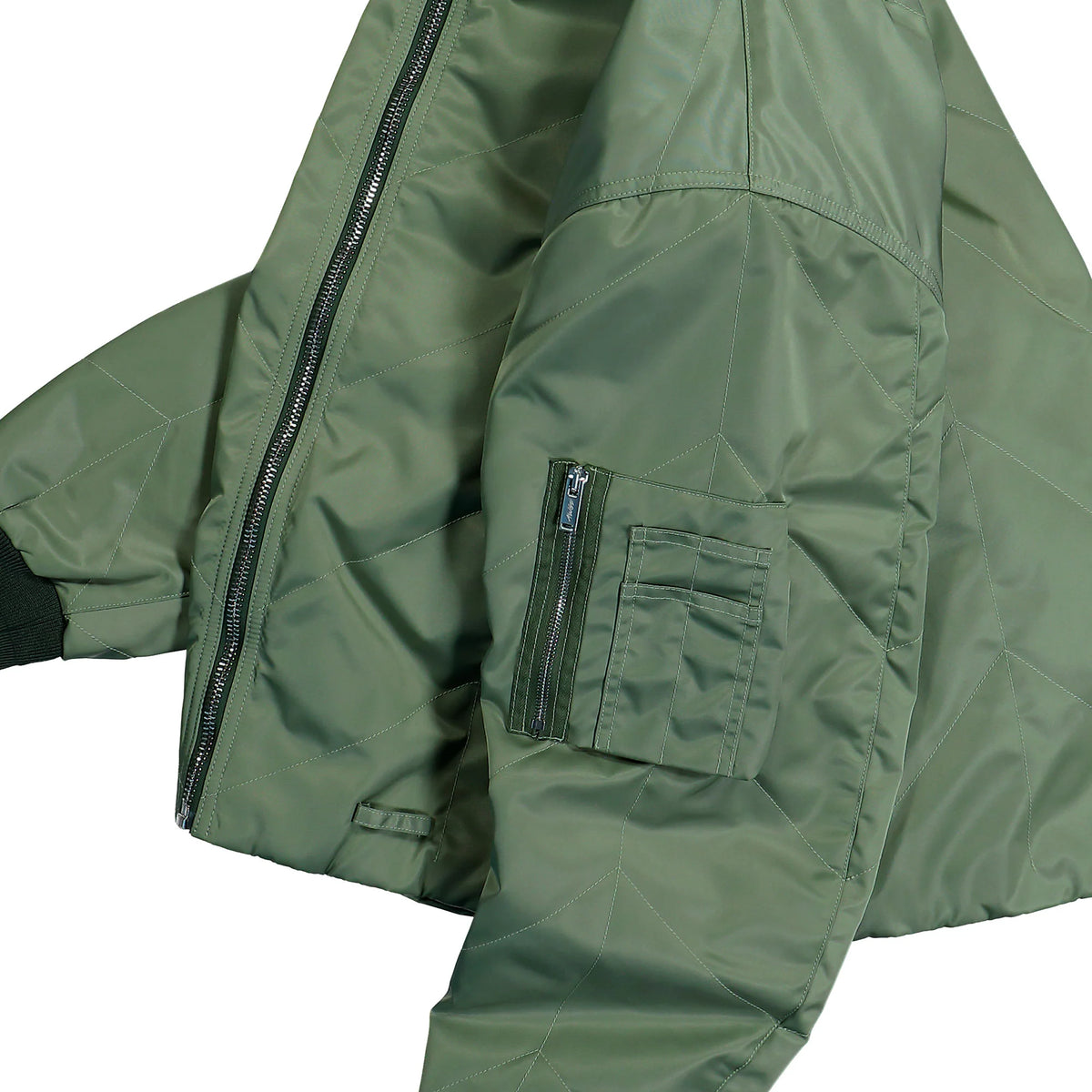 AWGE Bomber Iridescent Green – Zielona Kurtka Bomberka