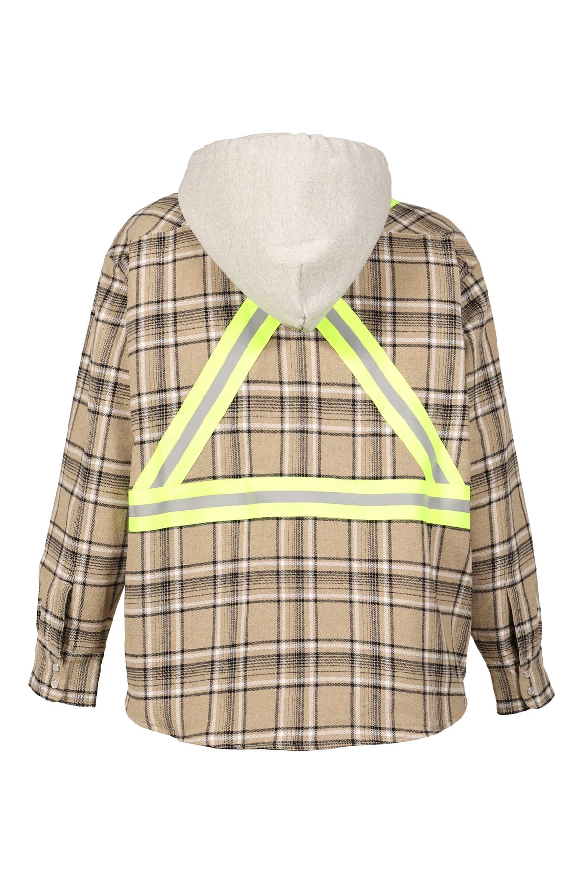 AWGE Workwear Jacket 1 – Brązowa Kurtka Robocza w Kratę