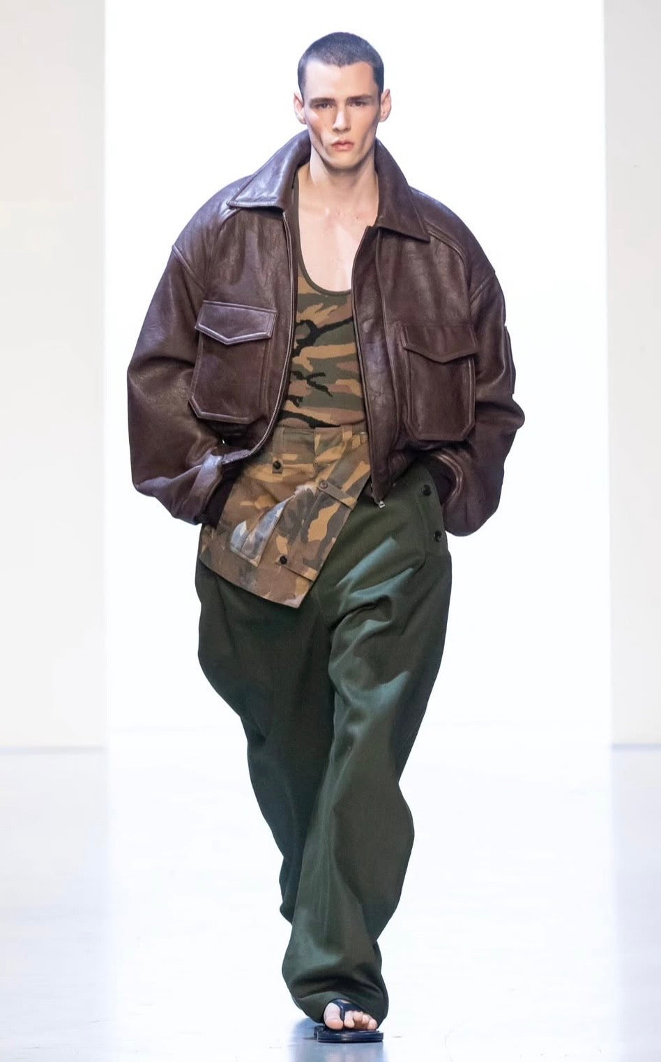 Juun.J Jacket Pants Camo-Khaki