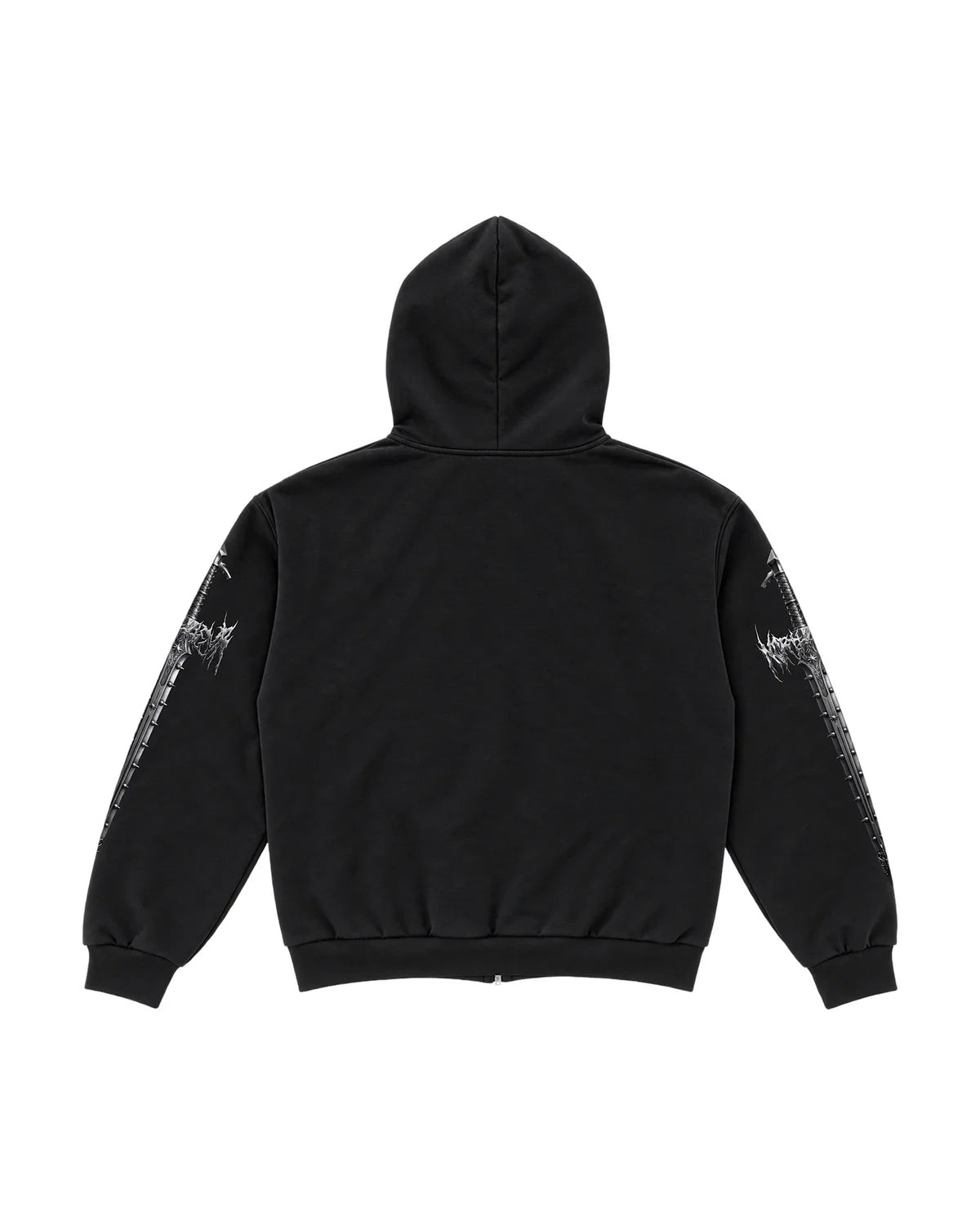 North West N0RTH4EVR Cathedral Zip Hoodie Black