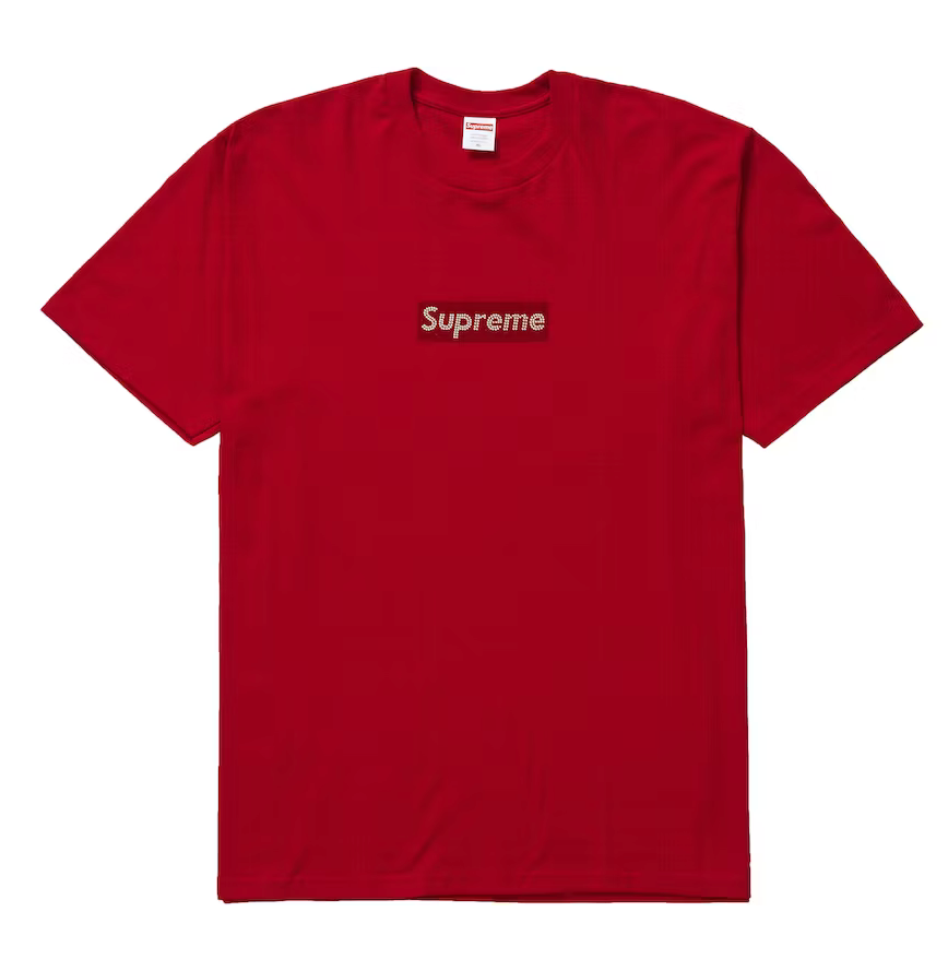 Supreme x Swarovski Box Logo Tee HIGHKIOSK