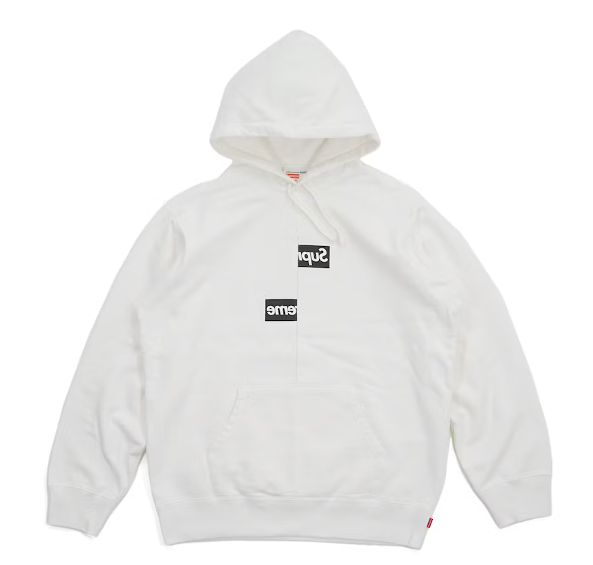 Supreme x CDG Hoodie White HIGHKIOSK