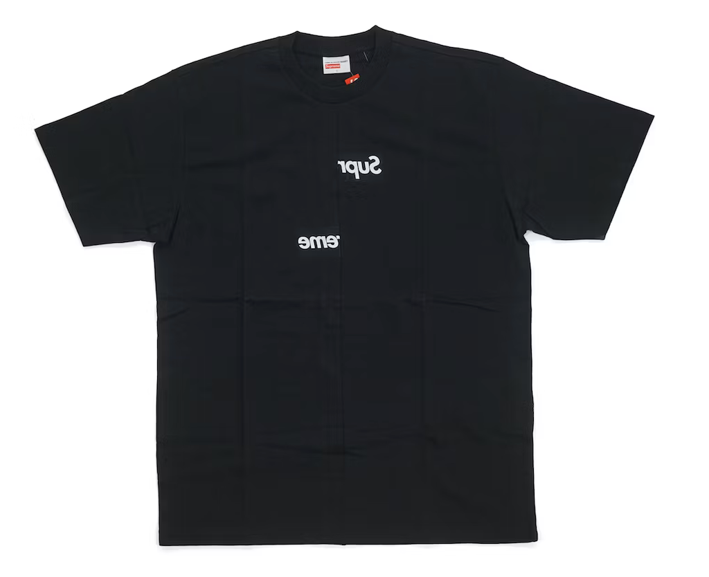 Supreme x CDG T shirt Black HIGHKIOSK