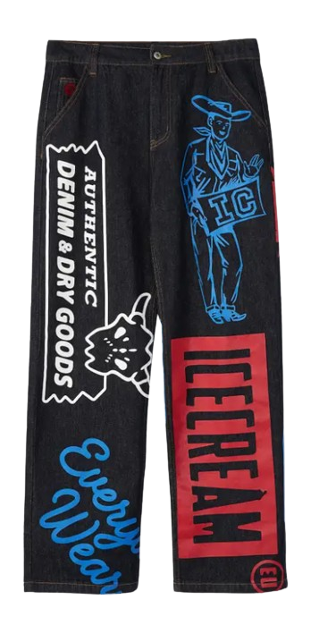 Billionaire Boys Club MOTIF DENIM PANTS