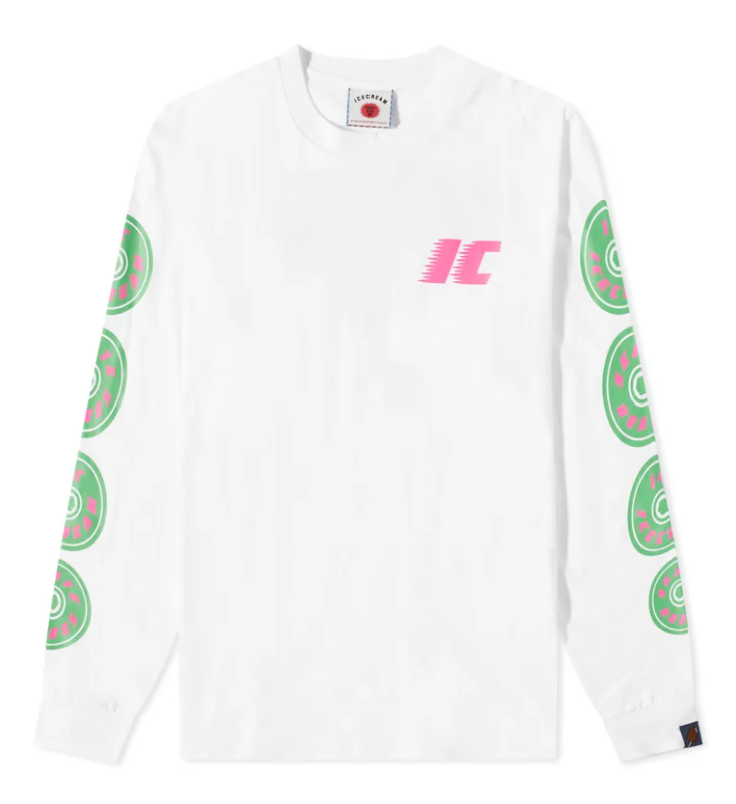 Billionaire Boys Club SKATE LS T-SHIRT WHITE