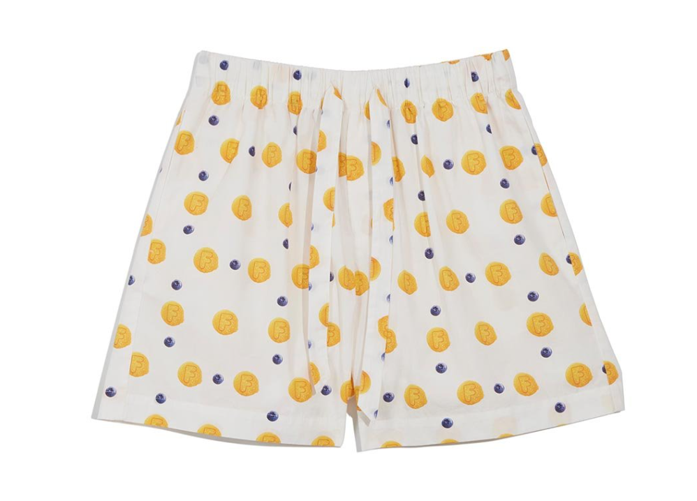 FLAN Bluberry Pancakes Pajama Shorts