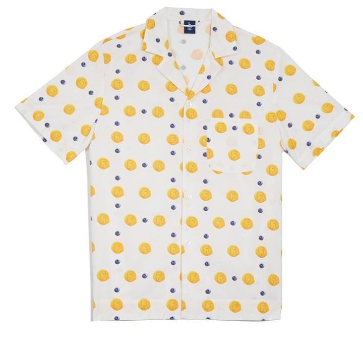 FLAN Bluberry Pancakes Pajama Top