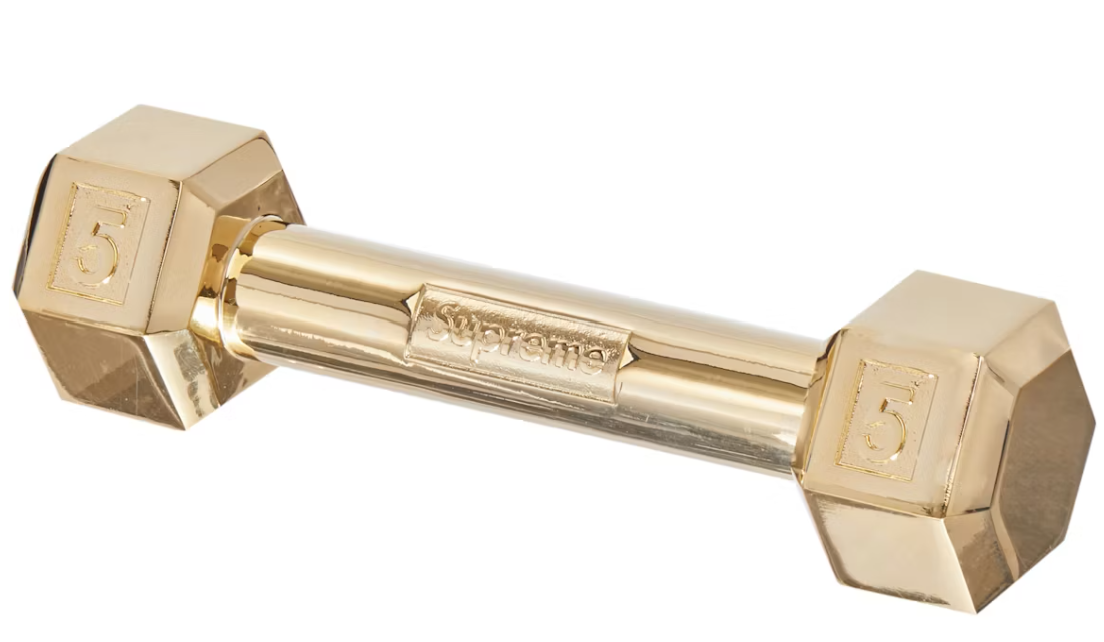 Supreme Plated Dumbbell Gold Plated