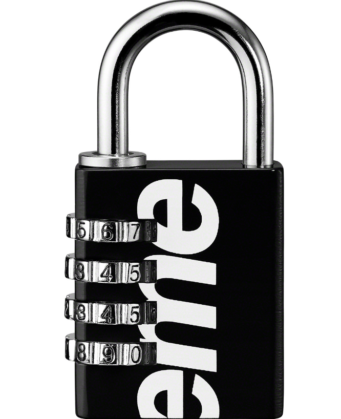 Supreme Masterlock Numeric Lock Black – HIGHKIOSK