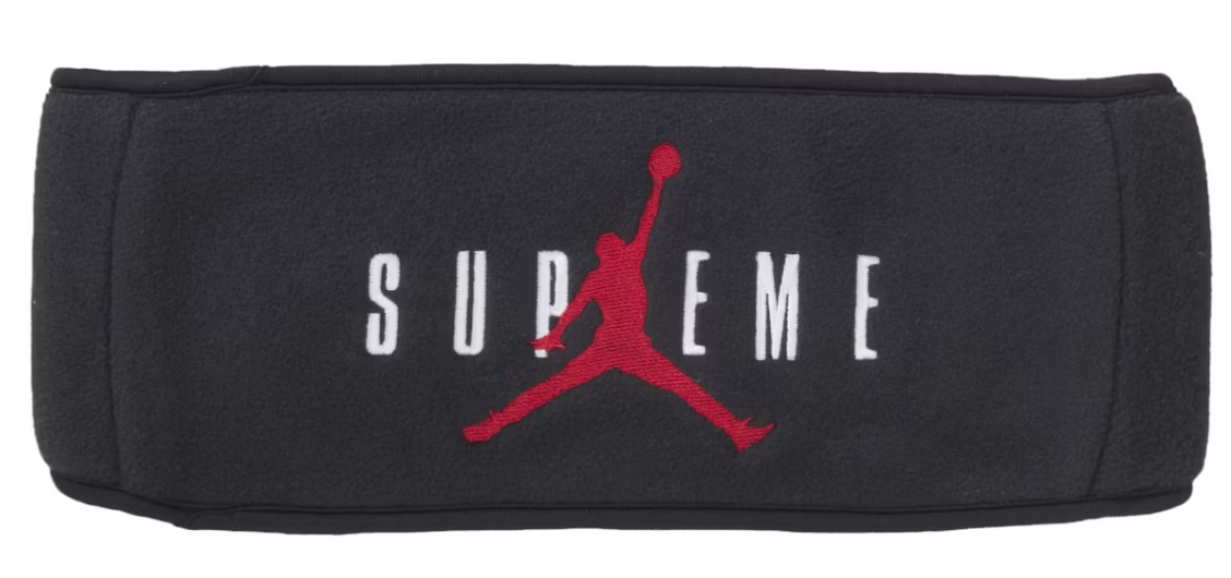 Supreme Jordan Headband Black HIGHKIOSK