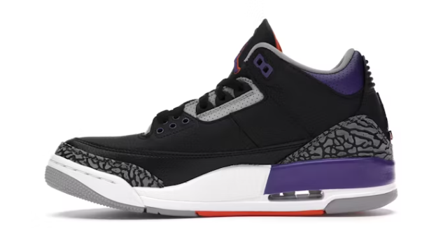 Air Jordan 3 Black Court Purple