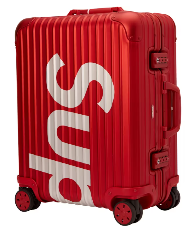 Supreme RIMOWA Topas Multiwheel 45L Red – HIGHKIOSK Supreme RIMOWA Topas Multiwheel 45L Red – HIGHKIOSK