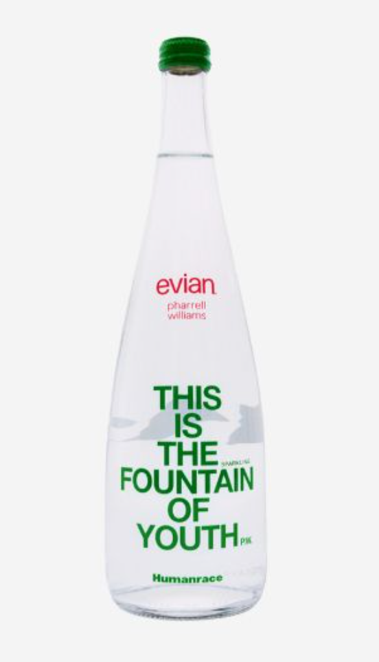 Evian X Humanrace Bottle Of Water Sparkling