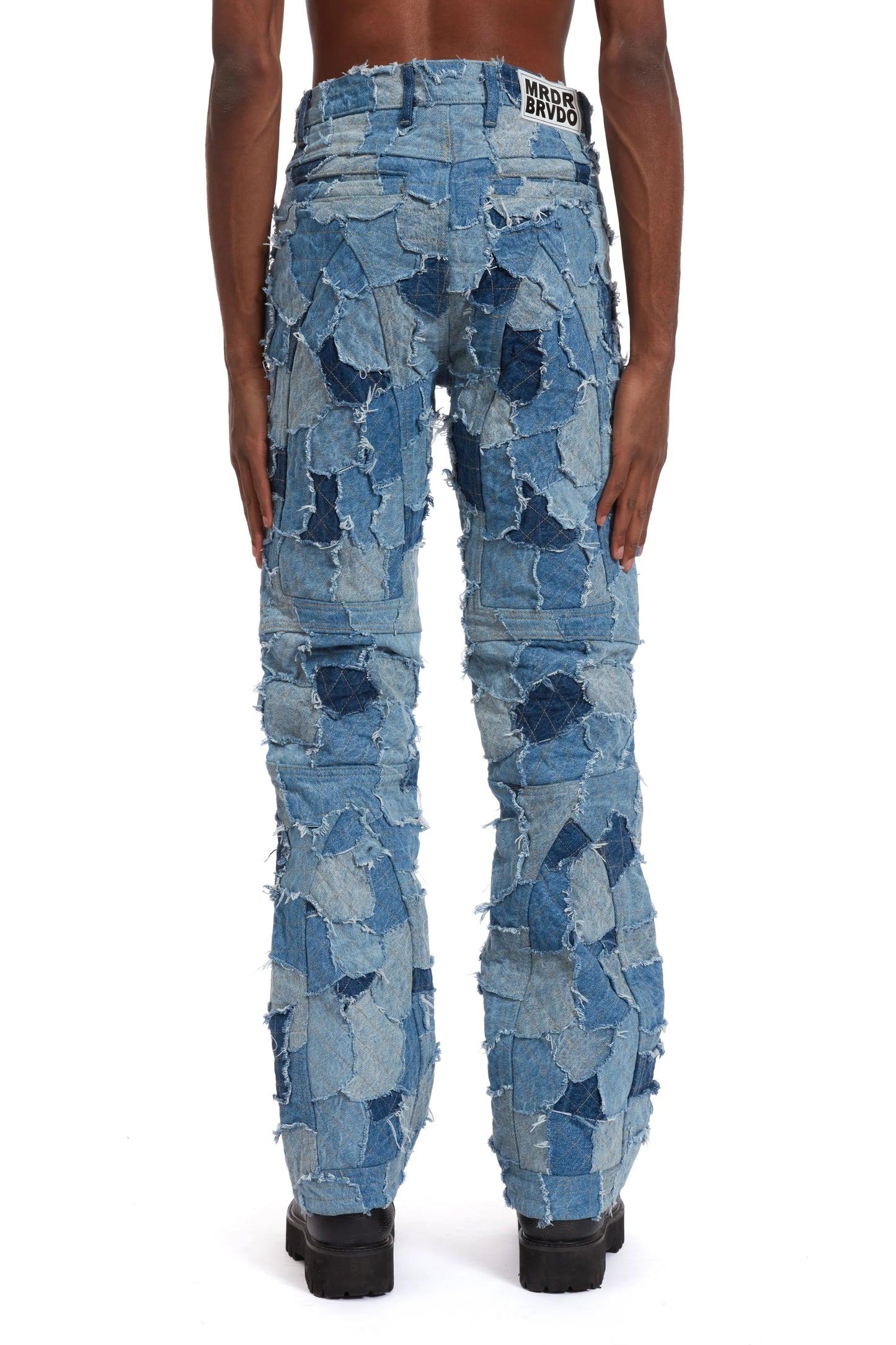 Who Decides War Denim Boro Moto Pant Sky