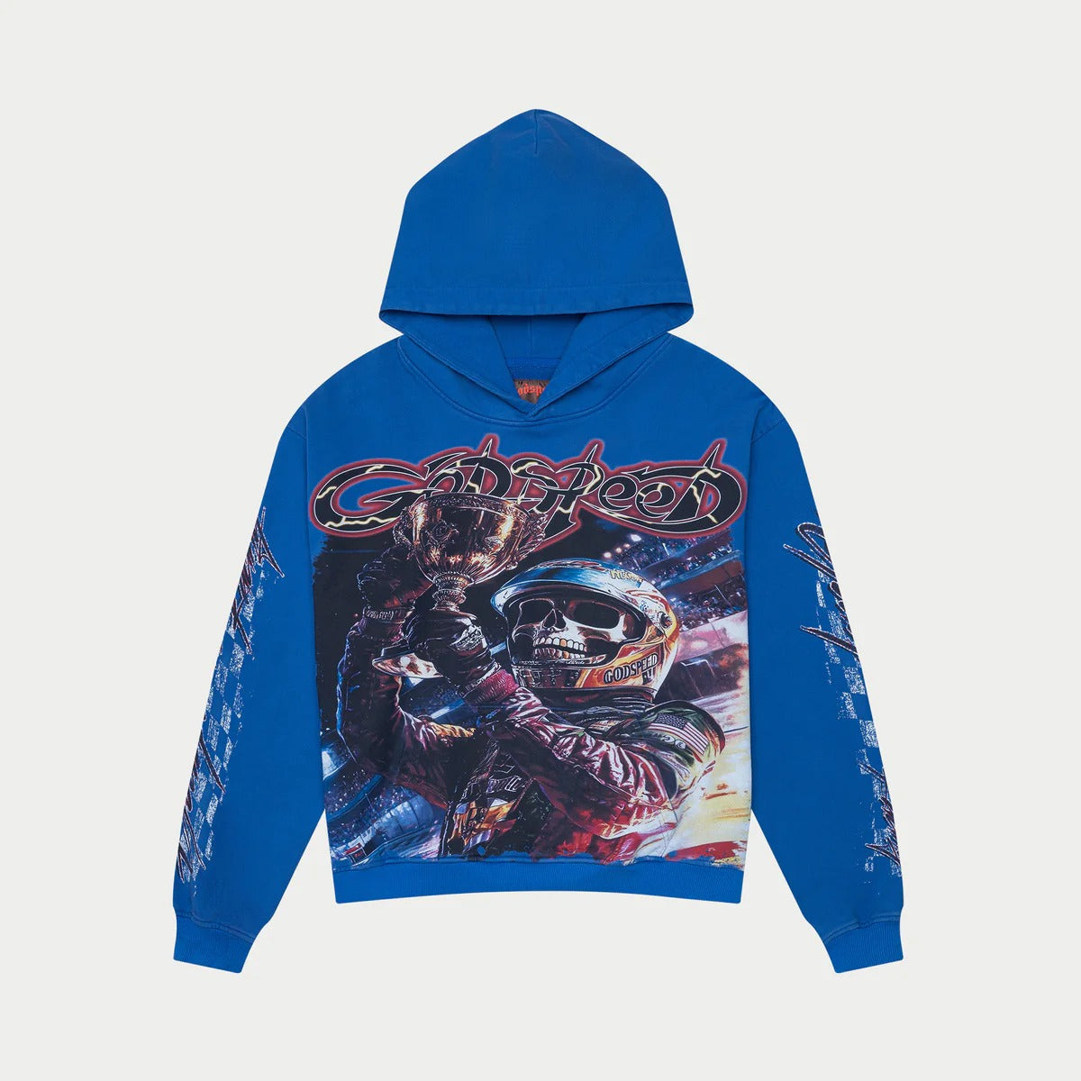 Godspeed Podium Dreams Hoodie Blue Washed