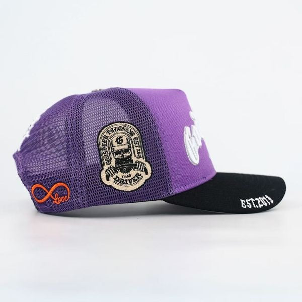 Godspeed GS Forever Trucker Hat Purple Black