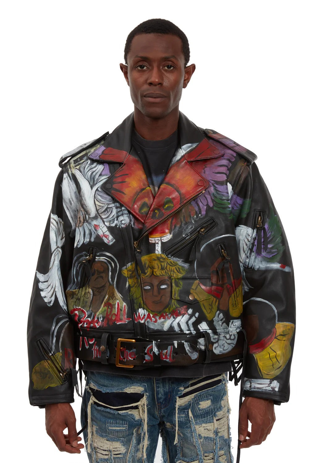 Who Decides War Star Moto Jacket Coal Multi