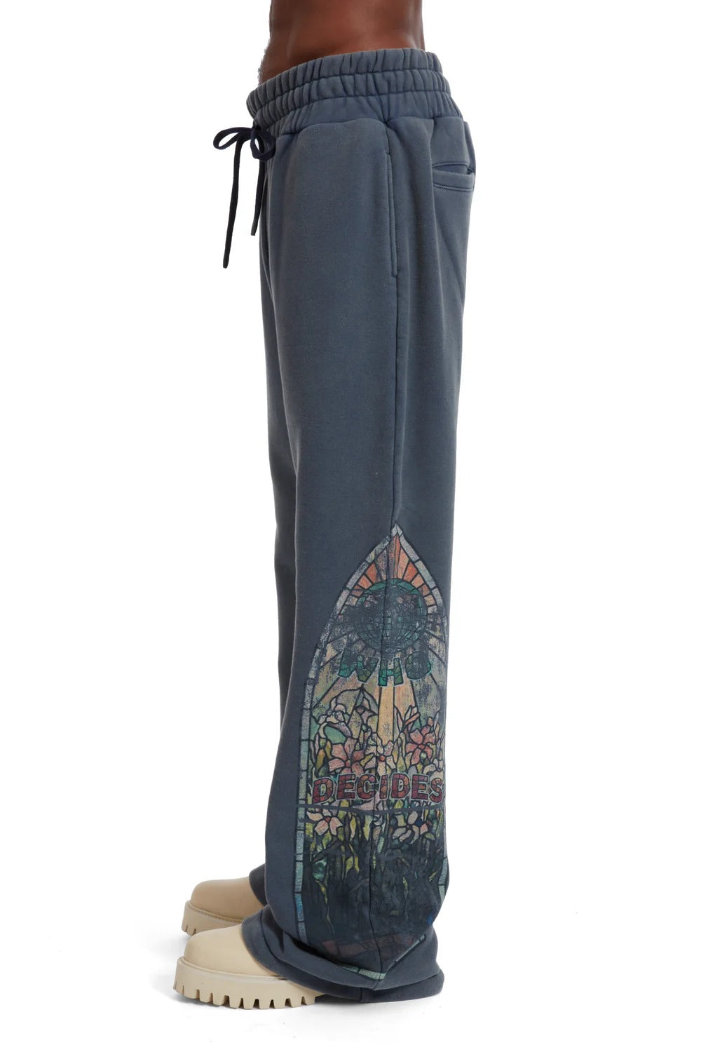 Who Decides War Faded Sweatpant Sky