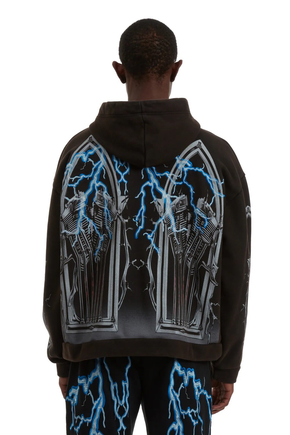 Who Decides War Engine Hooded Pullover Coal