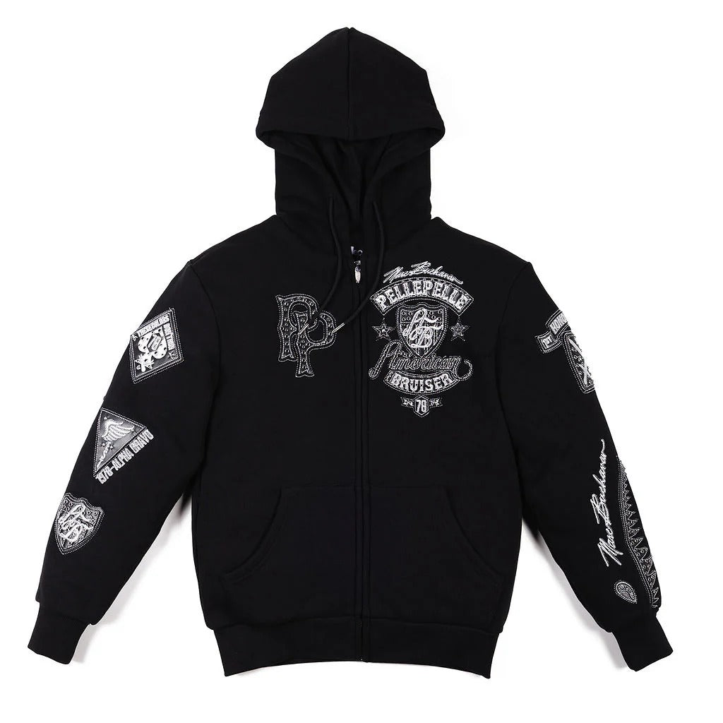 Pelle Pelle American Bruiser Hoodie Black – HIGHKIOSK