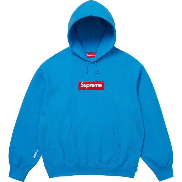 Supreme Box Logo Hoodie Blue FW25 – HIGHKIOSK