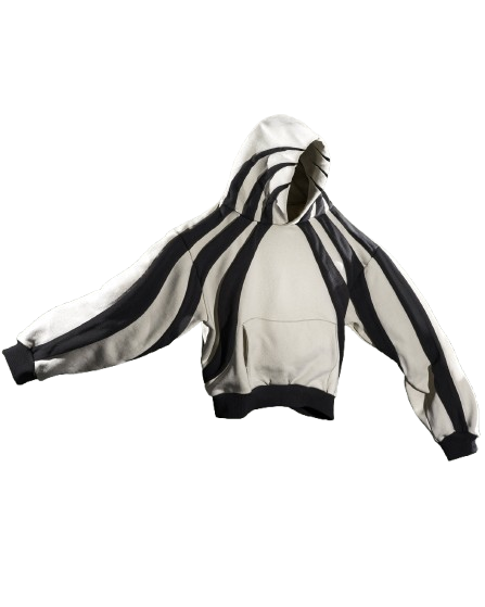 Bad Son ‘Array’ Heavy Paneled Hoodie Orca