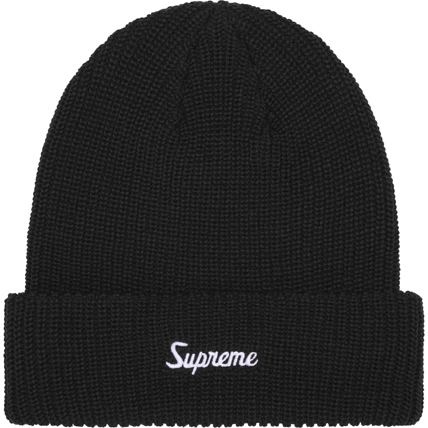 Supreme Loose Gauge Beanie Black