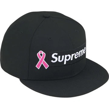 Supreme Breast Cancer Awarness Box Logo New Era Cap Black