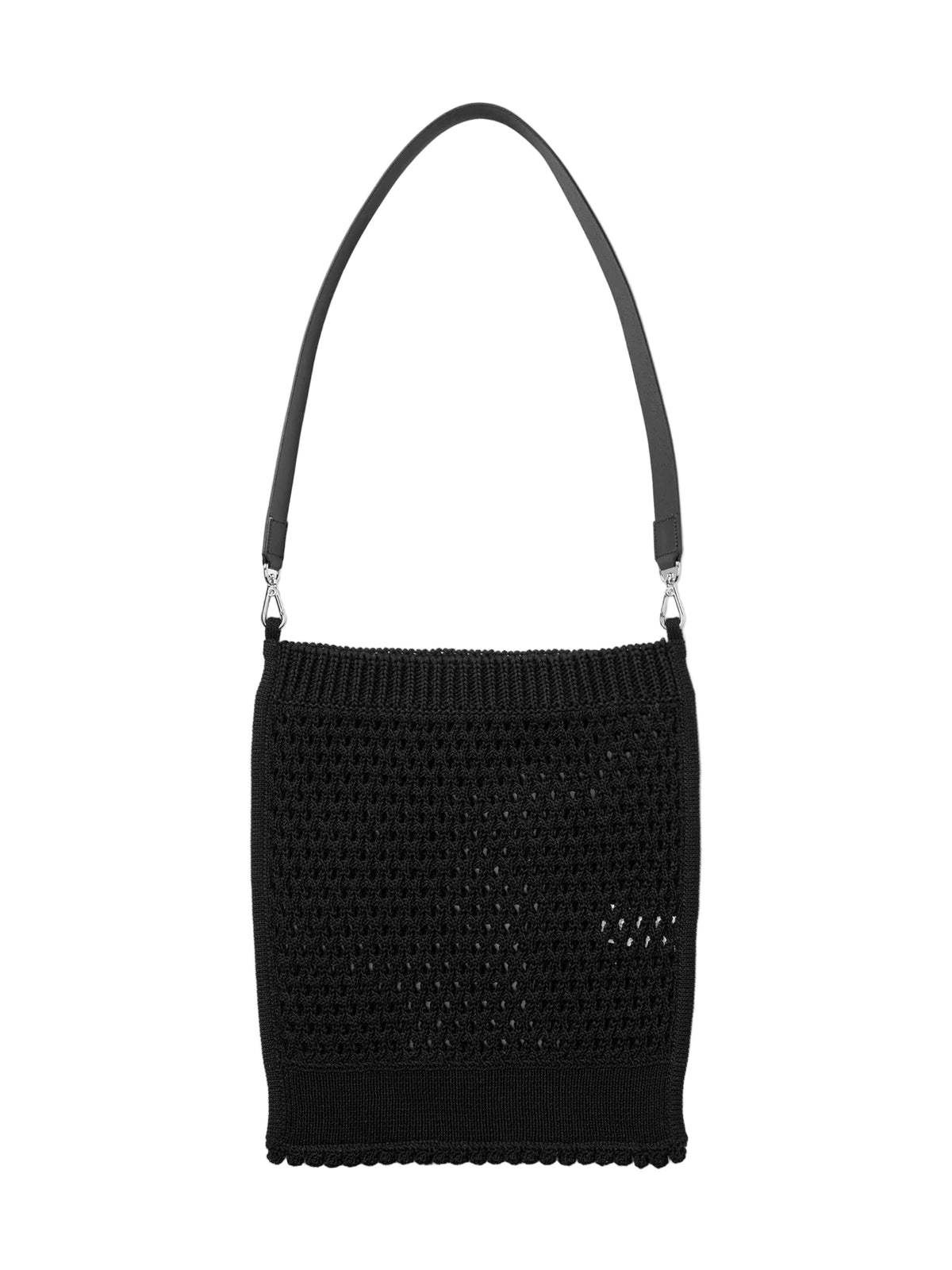 Juun.J Curly Knit Bag Black