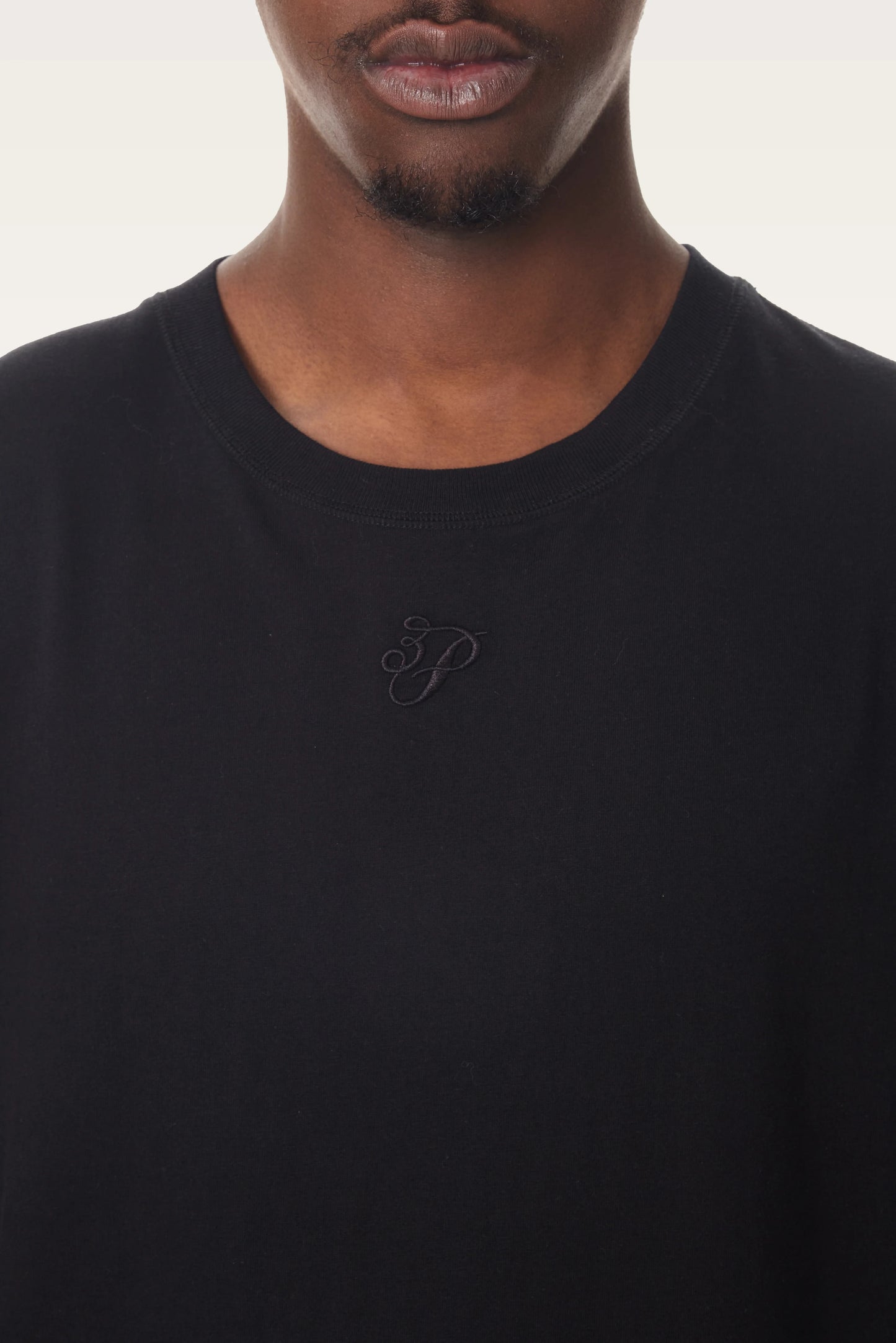 3.Paradis Cursive Logo Embroidered T-Shirt