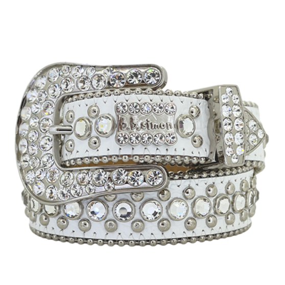 Simon Belt The Skinny Kish White Clear – HIGHKIOSK