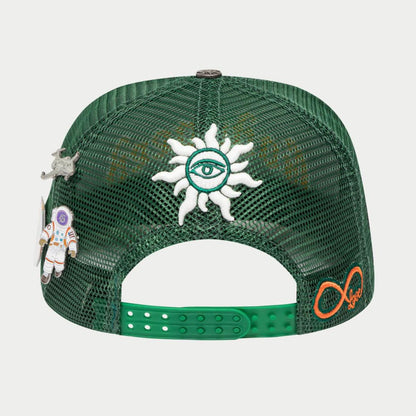 Godspeed GS FOREVER TRUCKER HAT GREEN/YELLOW