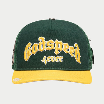 Godspeed GS FOREVER TRUCKER HAT GREEN/YELLOW
