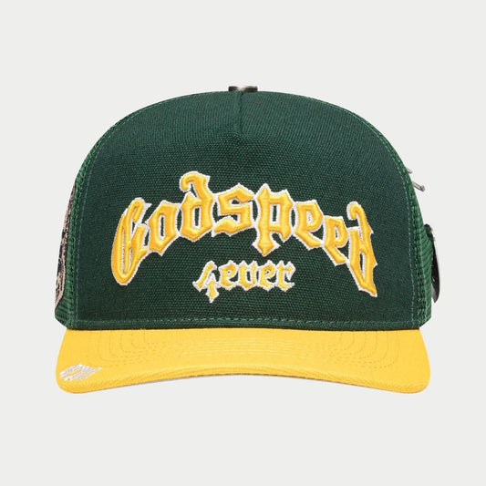 Godspeed GS FOREVER TRUCKER HAT GREEN/YELLOW