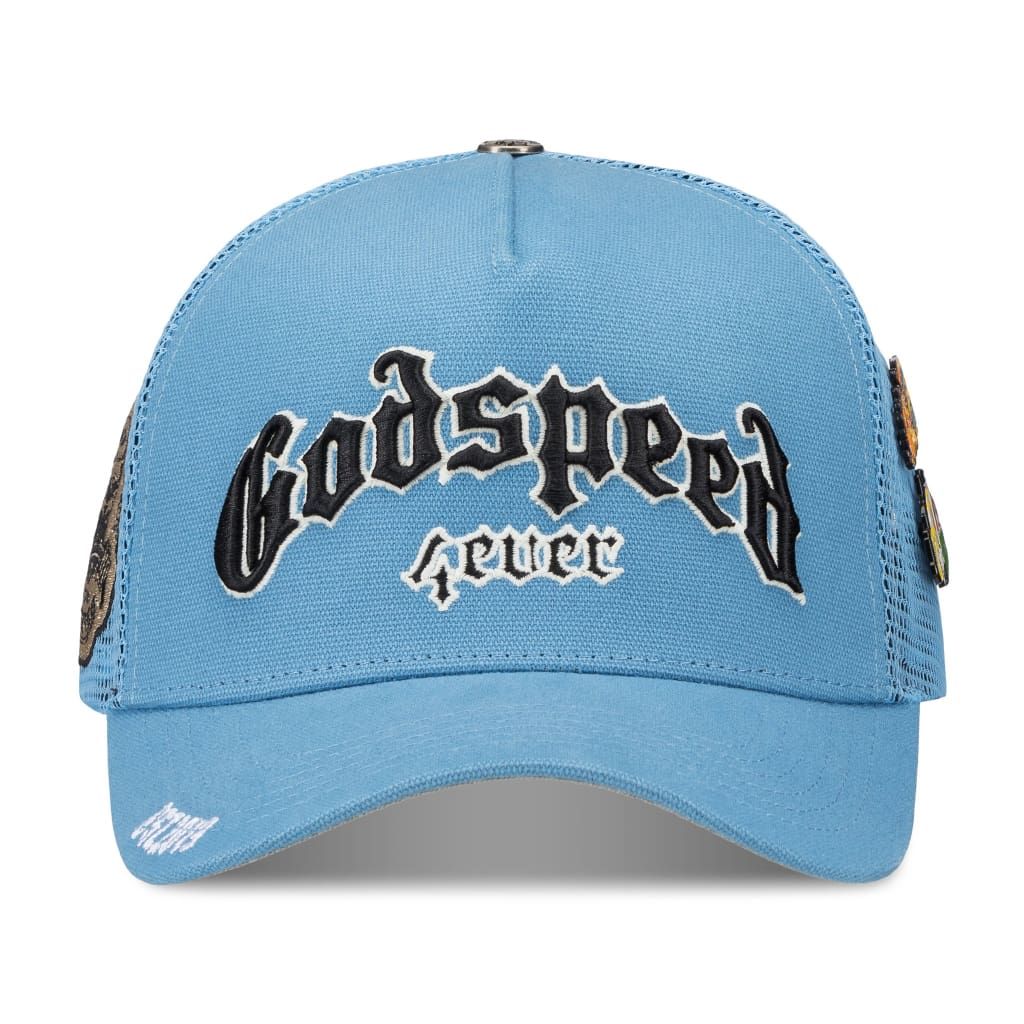 Godspeed GS FOREVER TRUCKER HAT (SKY BLUE)