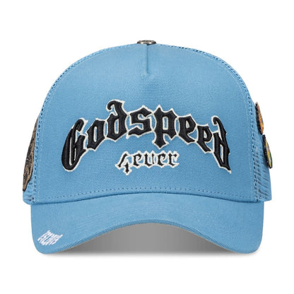 Godspeed GS FOREVER TRUCKER HAT (SKY BLUE)