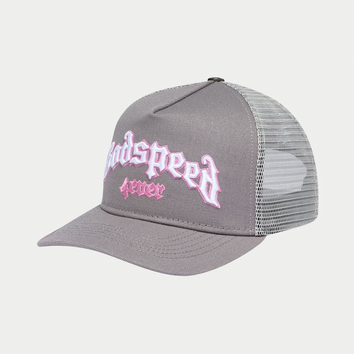 Godspeed GS Forever Trucker Hat (Grey/Pink)