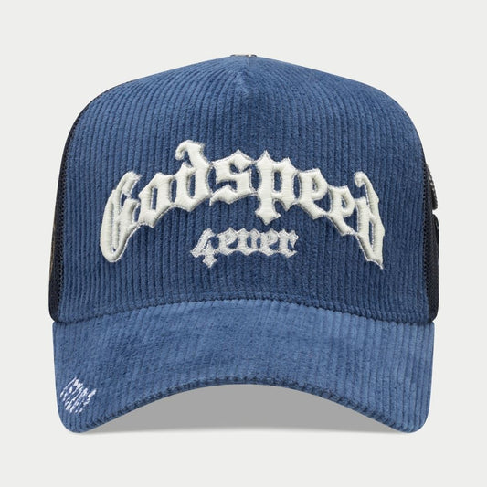 Godspeed GS FOREVER TRUCKER HAT Saphire Corduroy