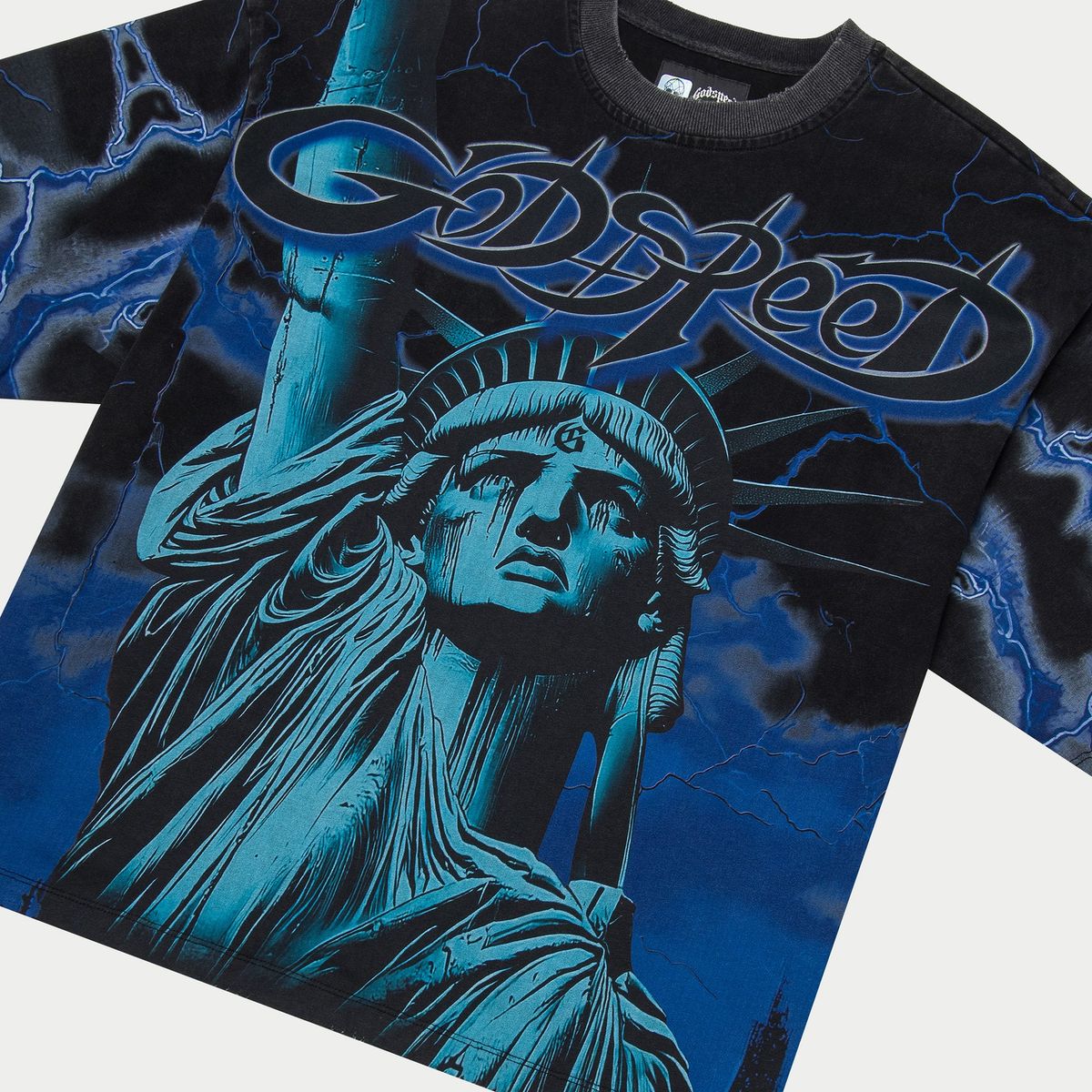 Godspeed Voltage T-shirt Blue